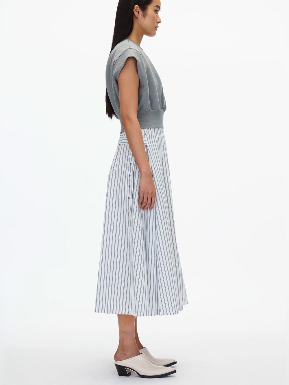 3.1 Phillip Lim Combo Dress in Sage